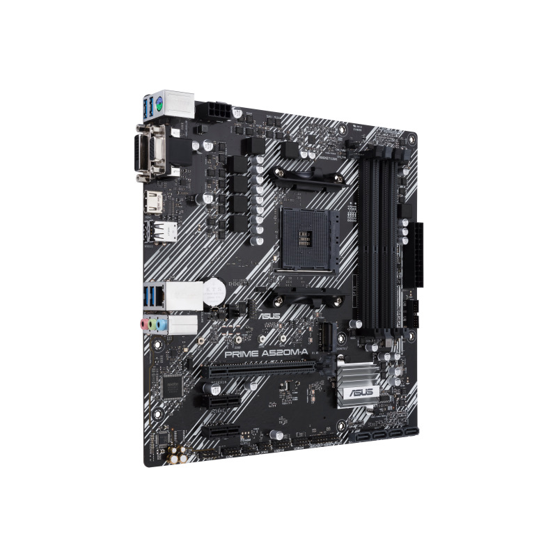 MOTHERBOARD ASUS (PRIME A520M-A II/CSM) SOCKET AM4,4*DDR4,HDMI,DP,VGA,PCIE-3.0,M.2,MICRO ATX image 6